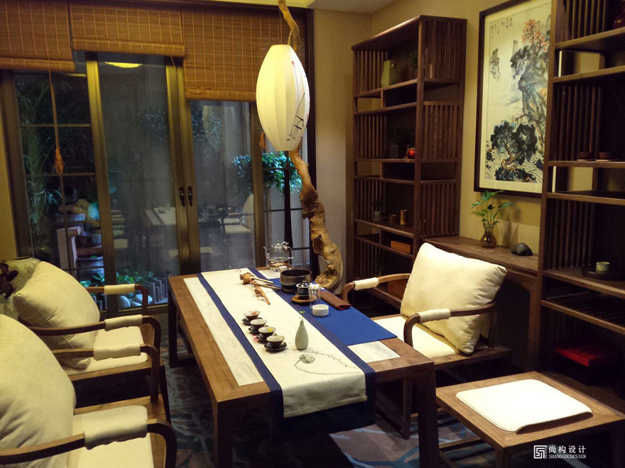 Beijing Xiexin Xinghewan Reception Tea Room Decoration Design