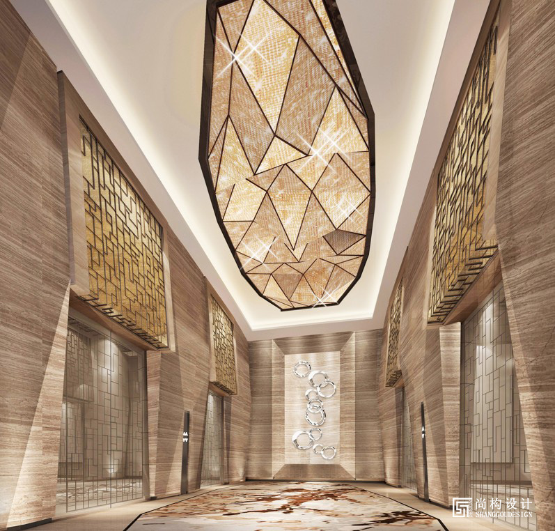 Jiamusi Wanda Realm Five-star Hotel Interior Decoration Design